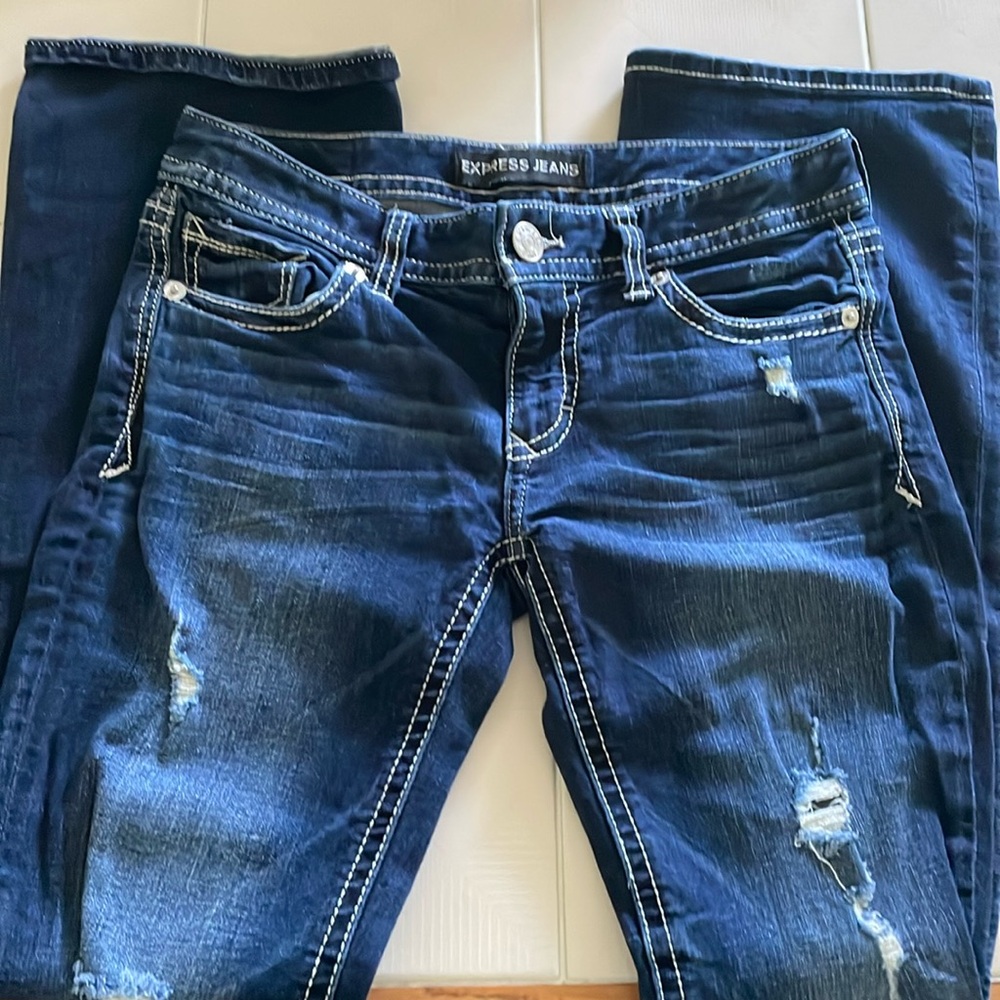 Express dark wash bootcut. Excellent condition